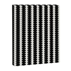 Maude Pattern - Black and White Canvas Print Gallery Image 8