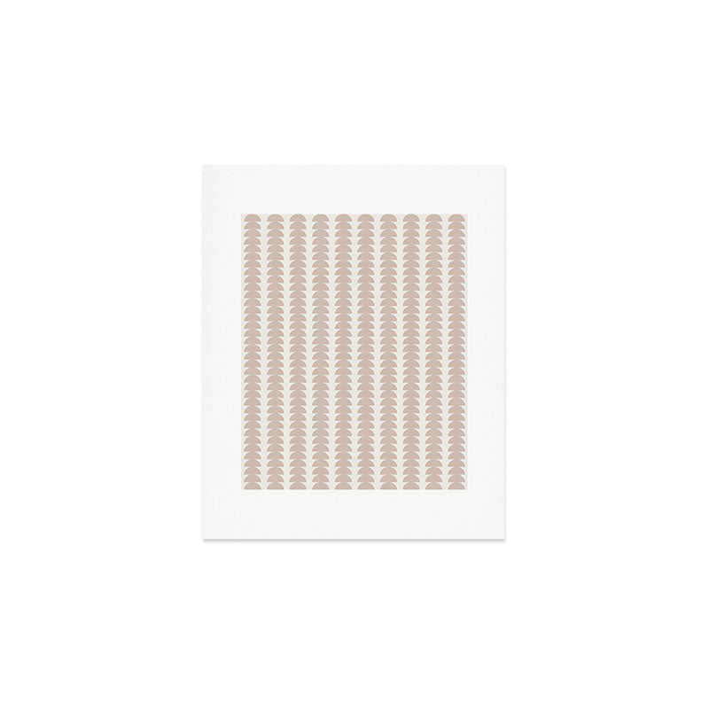Maude Pattern - Earthy Neutral Art Print Gallery Image 1