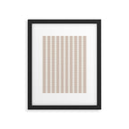 Maude Pattern - Earthy Neutral Framed Art Print Gallery Image 6