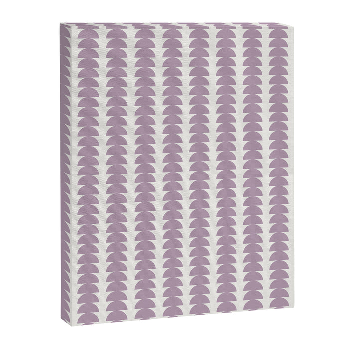 Maude Pattern - Lilac Purple Canvas Print Gallery Image 1