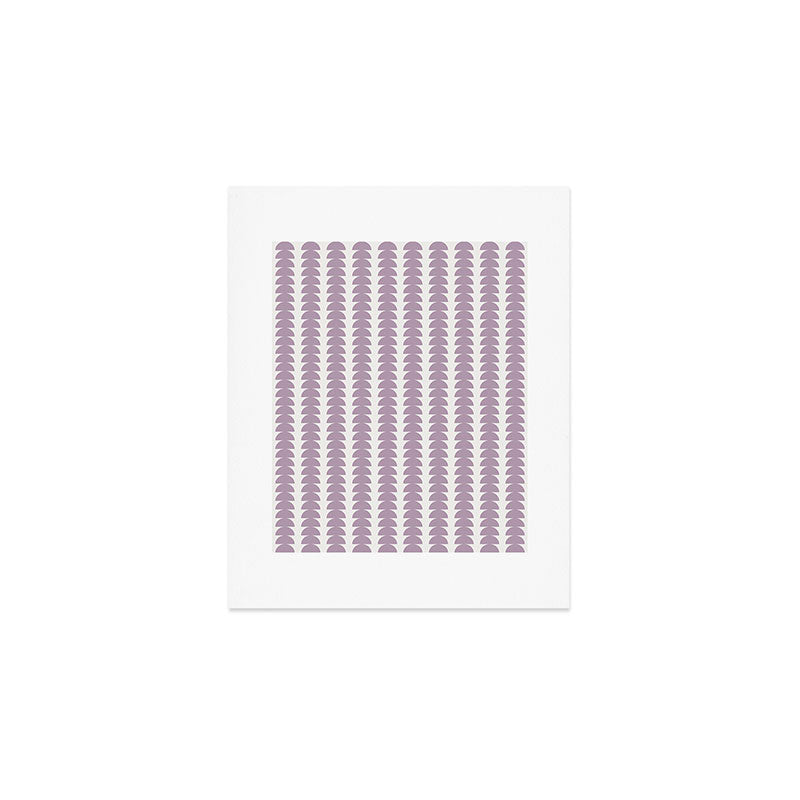 Maude Pattern - Lilac Purple Art Print Gallery Image 1