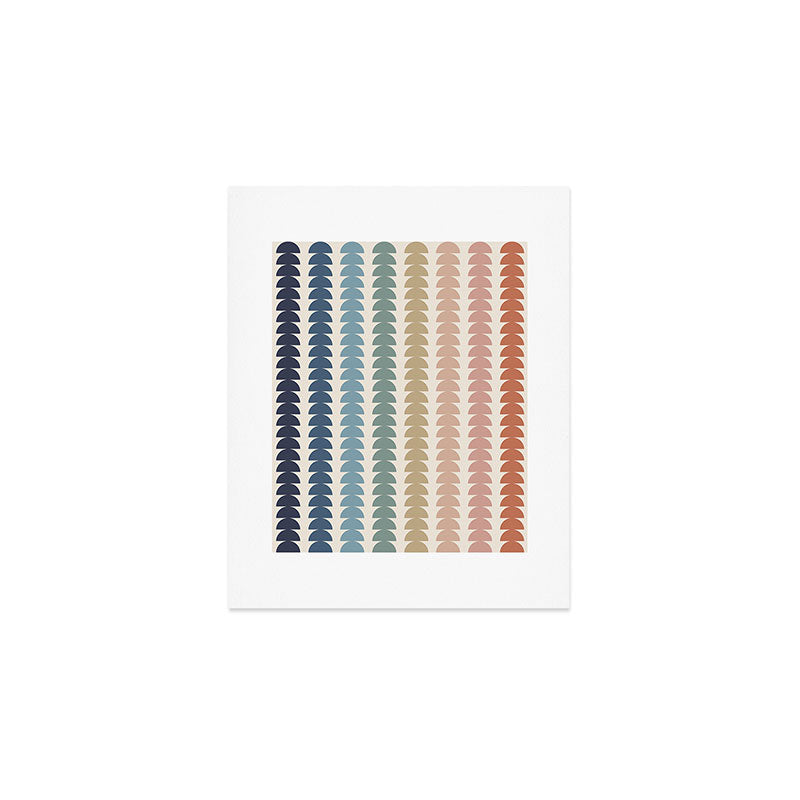 Maude Pattern- Vintage Multicolor Art Print Gallery Image 1