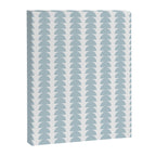Maude Pattern - Natural Blue Canvas Print Gallery Image 8