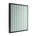 Maude Pattern - Teal Green Framed Canvas Print Gallery Image 2