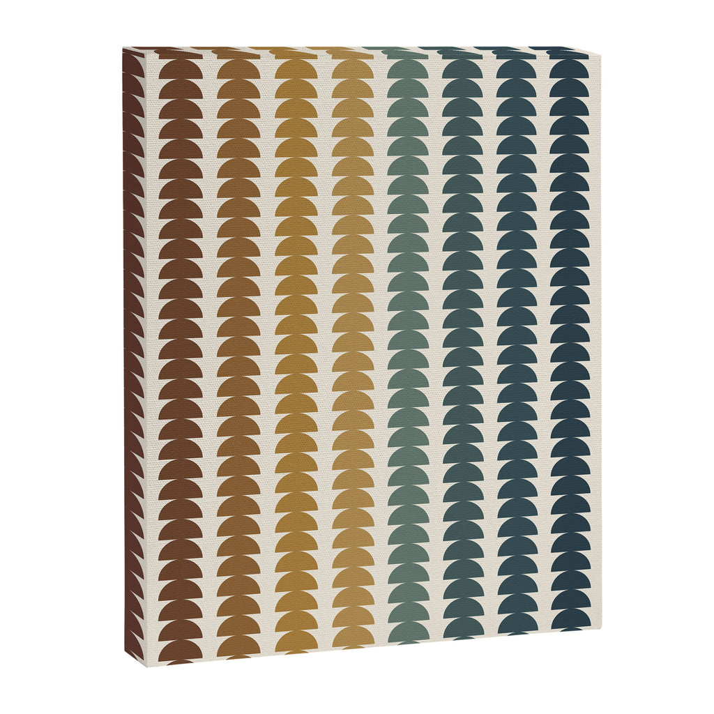 Maude Pattern XX Earthy Rustic Canvas Print Gallery Image 8