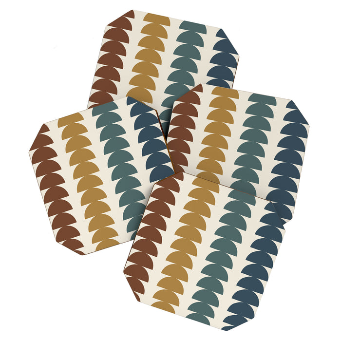 Maude Pattern XX Earthy Rustic Coaster Gallery Image 1