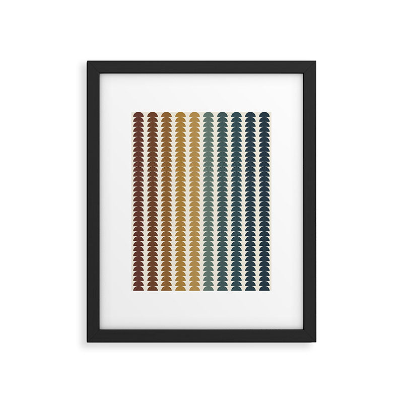 Maude Pattern XX Earthy Rustic Framed Art Print Gallery Image 6