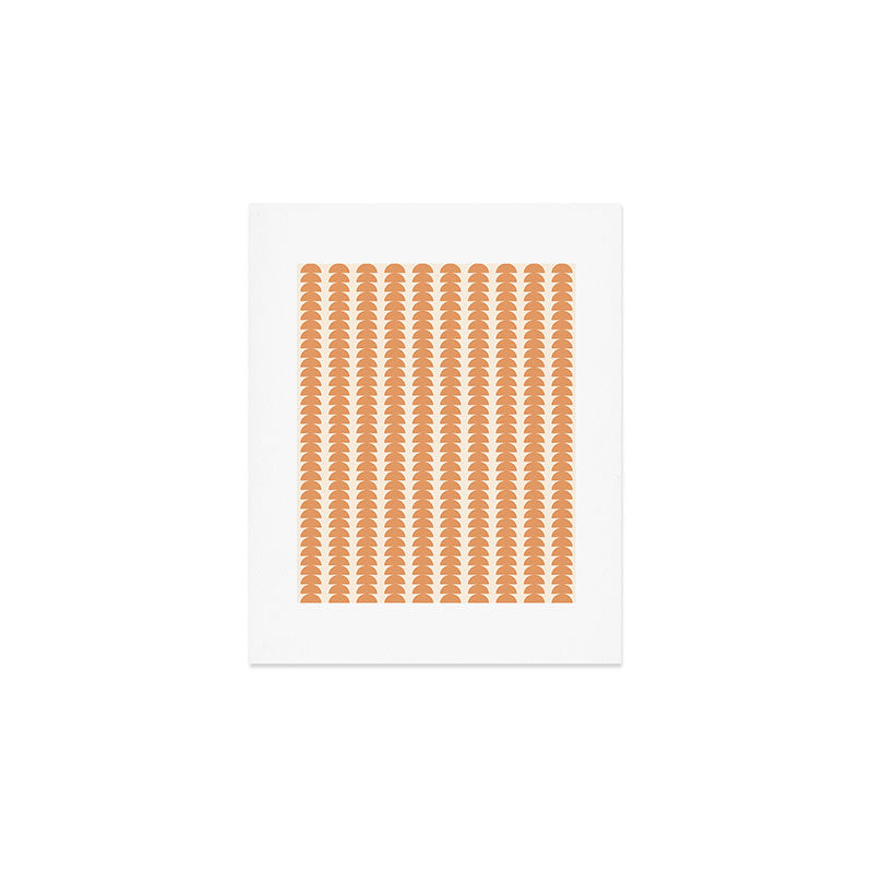 Maude Pattern XXIII Pantone Peach Fuzz Art Print Gallery Image 1