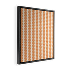 Maude Pattern XXIII Pantone Peach Fuzz Framed Canvas Print Gallery Image 2