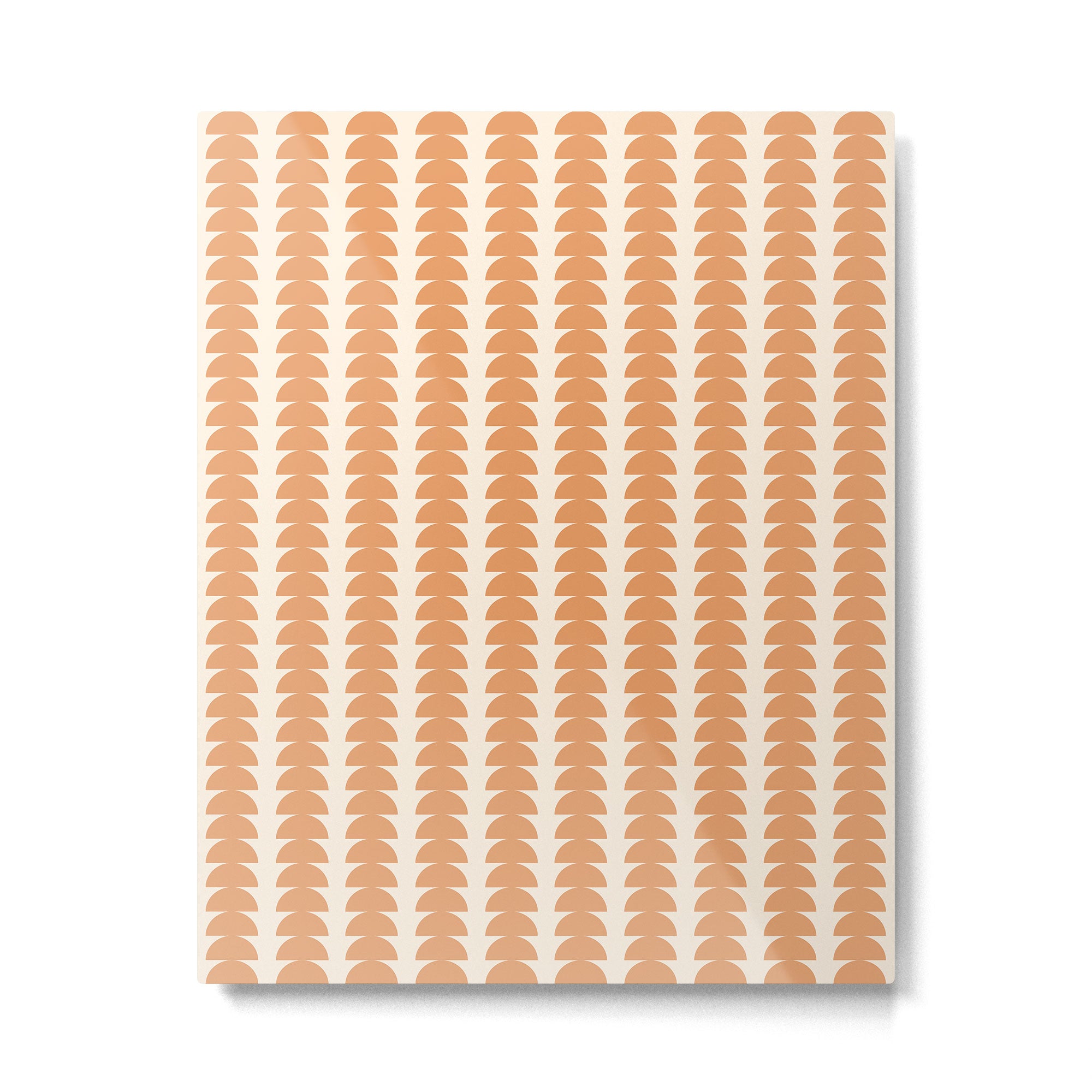 Maude Pattern XXIII Pantone Peach Fuzz Metal Print Gallery Image 6