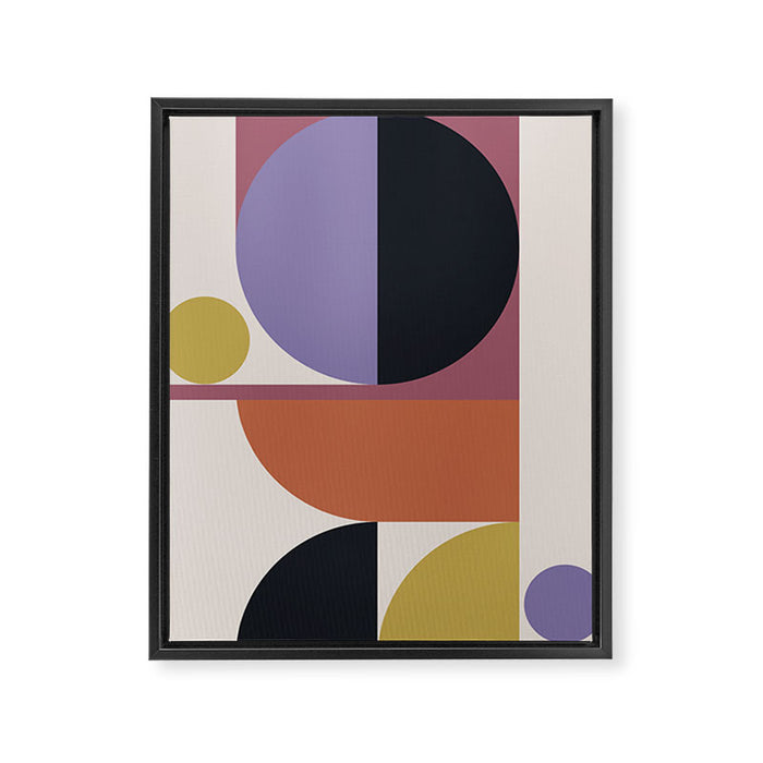Mid Century Modern Abstract II Framed Canvas Print Gallery Image 1