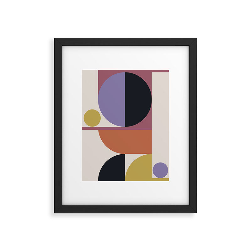 Mid Century Modern Abstract II Framed Art Print Gallery Image 5