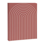 Minimal Arch LII Rose Modern Geometric Lines Canvas Print Gallery Image 6