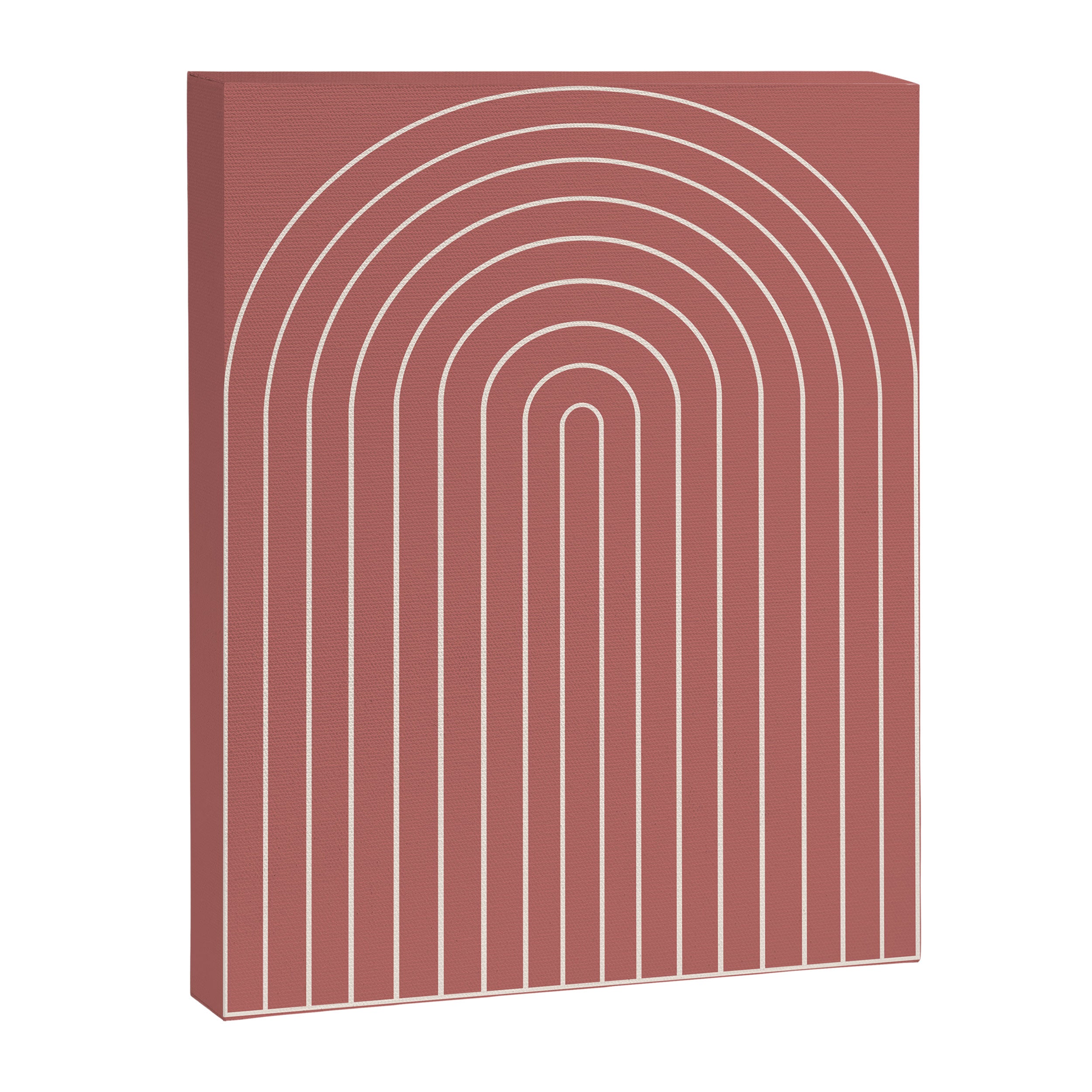 Minimal Arch LII Rose Modern Geometric Lines Canvas Print Gallery Image 6