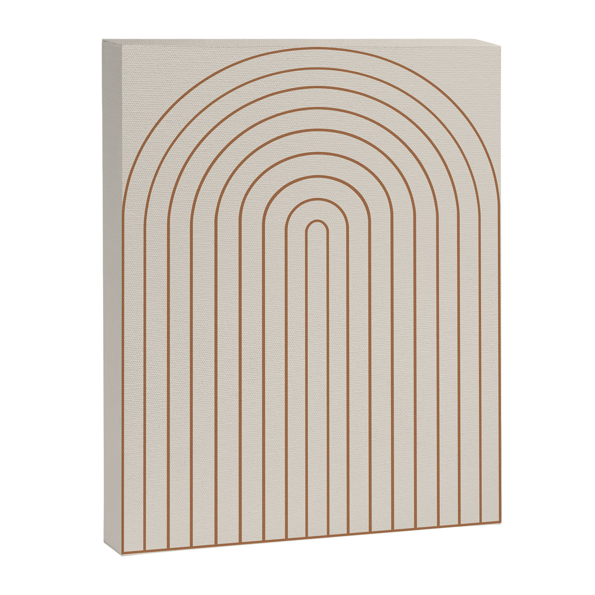 Minimal Arch XVI Earthy Natural Modern Geometric Lines Canvas Print Gallery Image 6