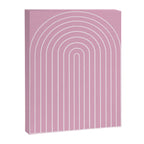 Minimal Arch XXVII Blush Pink Modern Geometric Lines Canvas Print Gallery Image 6
