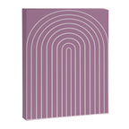 Minimal Arch XXXI Lilac Purple Modern Geometric Lines Canvas Print Gallery Image 6
