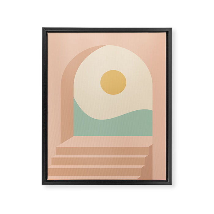Minimal Archway II Framed Canvas Print Gallery Image 1