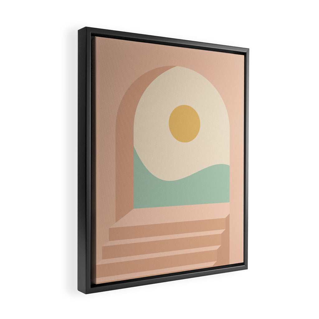 Minimal Archway II Framed Canvas Print Gallery Image 2