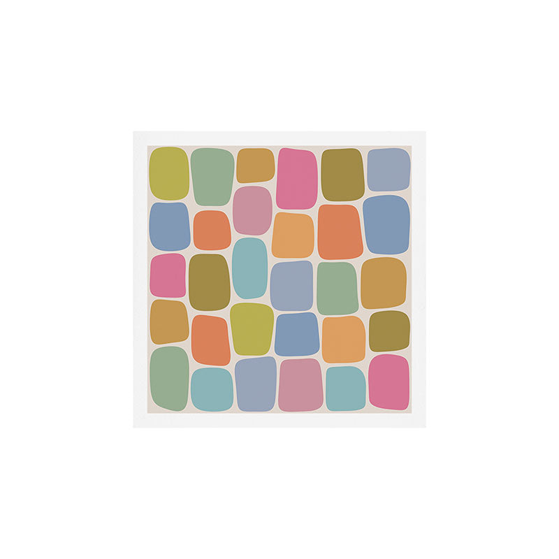 Minimal Blocks - Rainbow Art Print Gallery Image 1