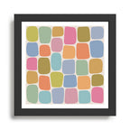 Minimal Blocks - Rainbow Framed Art Print Gallery Image 1