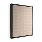 Butterfly Pattern - Neutral Pink Framed Canvas Print Gallery Image 2