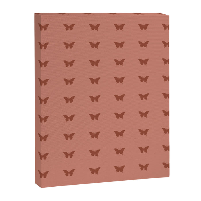 Butterfly Pattern - Red Canvas Print Gallery Image 1