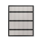 Minimal Geometric Pattern - Black Framed Canvas Print Gallery Image 8