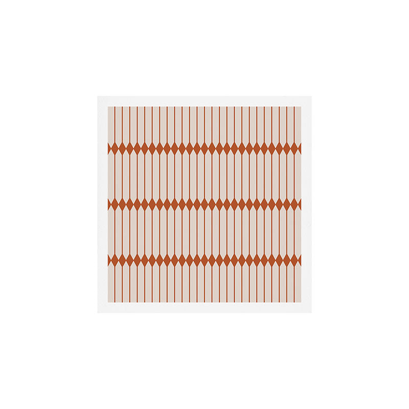 Minimal Geometric Pattern - Coral Art Print Gallery Image 1