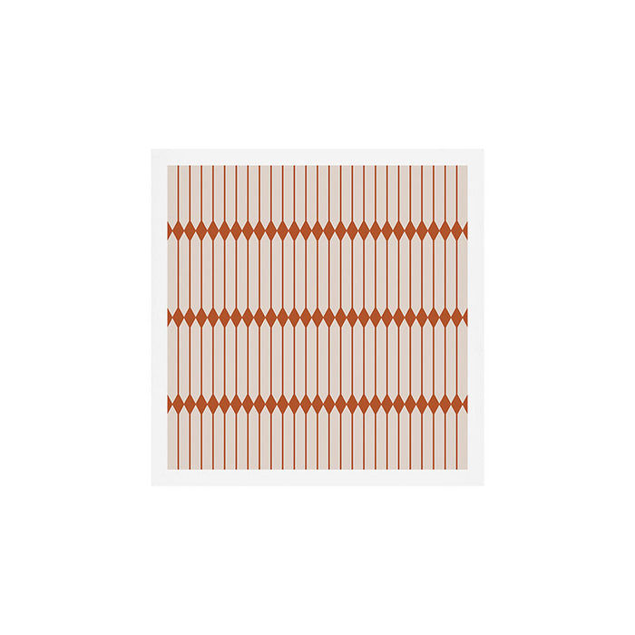 Minimal Geometric Pattern - Coral Art Print Gallery Image 1