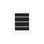 Minimal Geometric Pattern II - Black Art Print Gallery Image 1