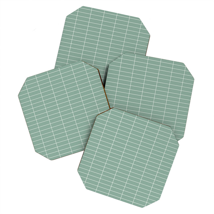 Grid Pattern XVII Coaster Gallery Image 1