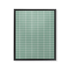 Grid Pattern XVII Framed Canvas Print Gallery Image 8