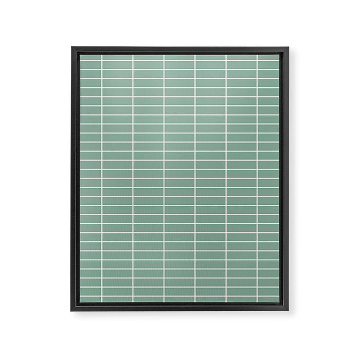 Grid Pattern XVII Framed Canvas Print Gallery Image 1