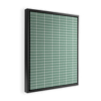 Grid Pattern XVII Framed Canvas Print Gallery Image 2