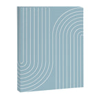 Minimal Line Curvature XCVII Sky Blue Canvas Print Gallery Image 6