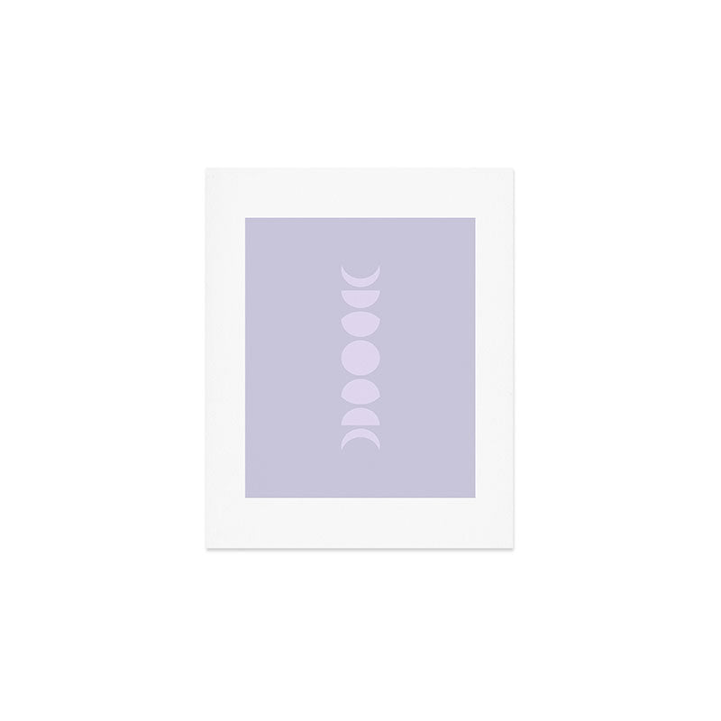 Minimal Moon Phases II Art Print Gallery Image 1