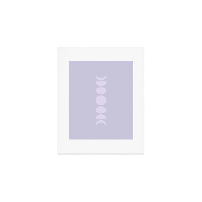 Minimal Moon Phases II Art Print Gallery Image 1