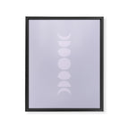 Minimal Moon Phases II Framed Canvas Print Gallery Image 6