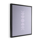 Minimal Moon Phases II Framed Canvas Print Gallery Image 2