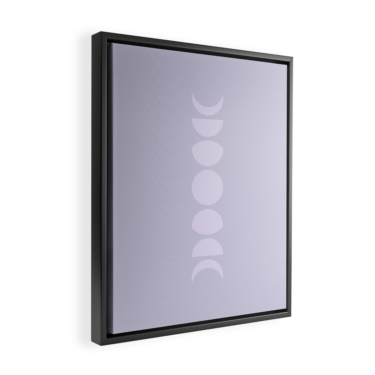Minimal Moon Phases II Framed Canvas Print Gallery Image 2