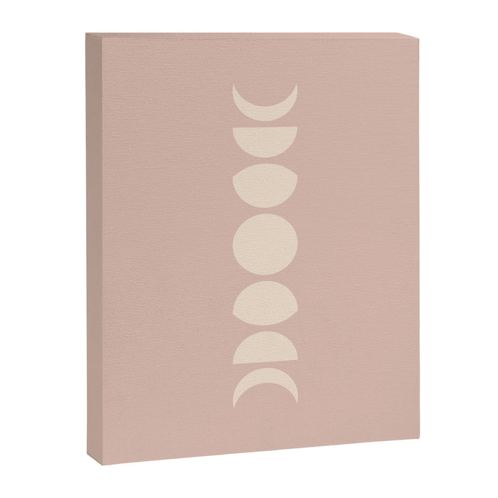 Minimal Moon Phases IV Canvas Print Gallery Image 1