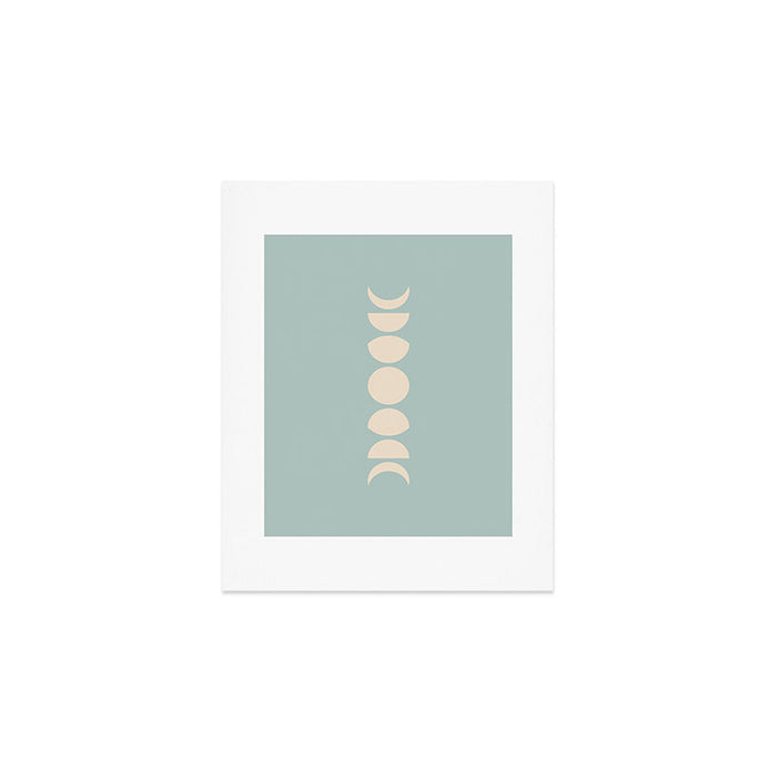 Minimal Moon Phases IX Art Print Gallery Image 1