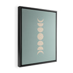 Minimal Moon Phases IX Framed Canvas Print Gallery Image 2