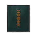 Minimal Moon Phases V Framed Canvas Print Gallery Image 6