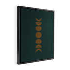 Minimal Moon Phases V Framed Canvas Print Gallery Image 2