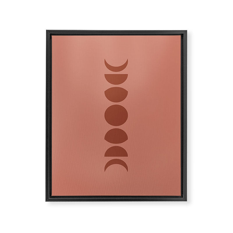 Minimal Moon Phases VI Framed Canvas Print Gallery Image 6
