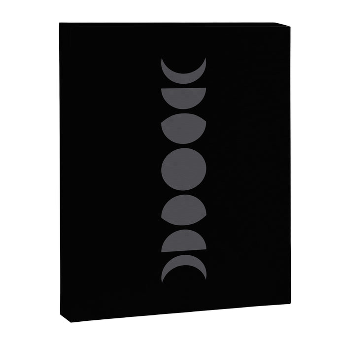 Minimal Moon Phases VII Canvas Print Gallery Image 1