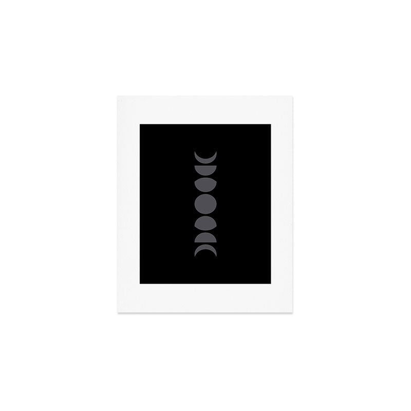 Minimal Moon Phases VII Art Print Gallery Image 1