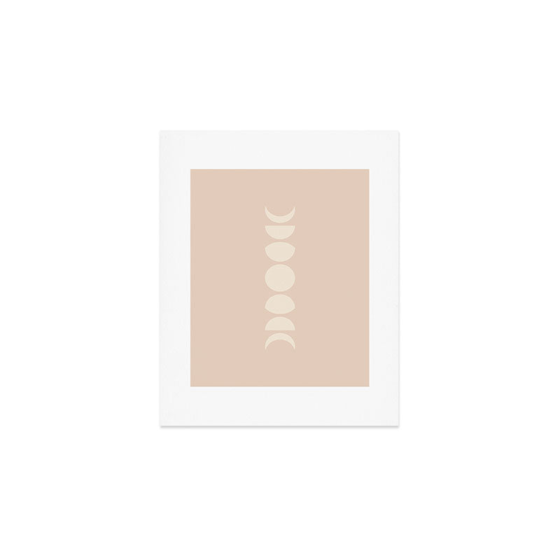 Minimal Moon Phases X Art Print Gallery Image 1